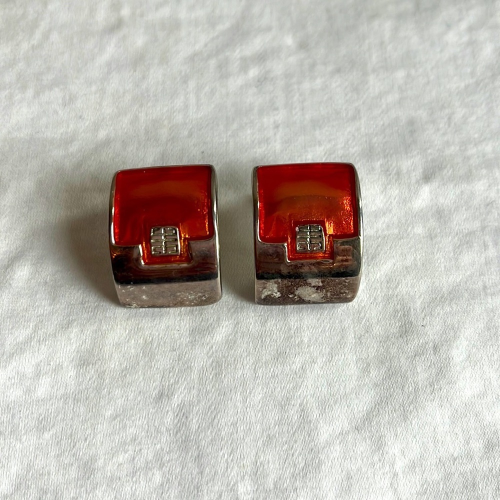 Givenchy vintage clip on earrings